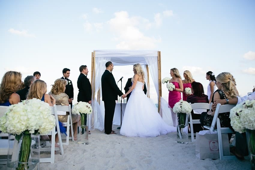 Wedding Ceremony on South Beach