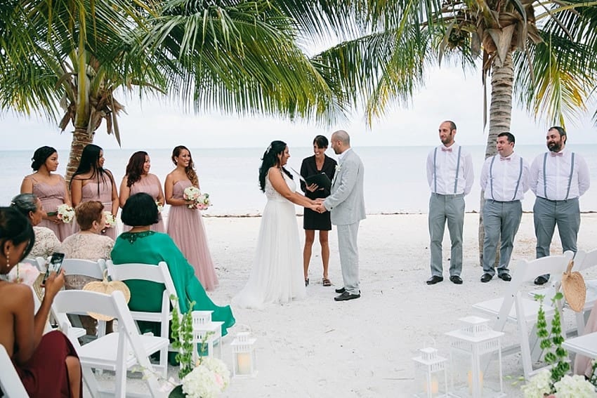 Florida Destination Wedding Beach Ceremony #CarolinaGuzikPhotography
