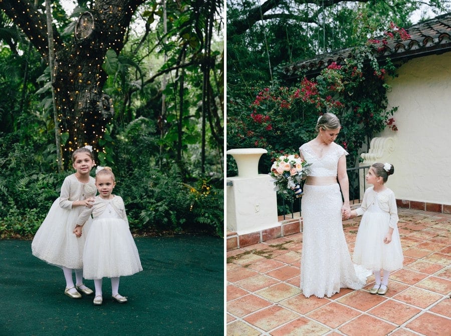 Flower Girl portraits Villa Woodbine Wedding #CarolinaGuzikPhotography