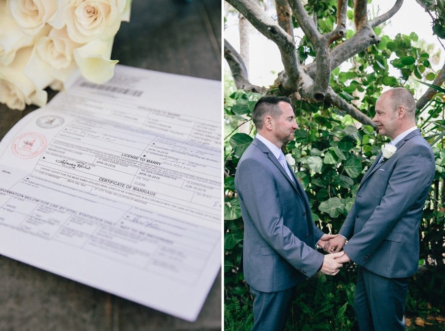 Wedding at the Edition Hotel South Beach #CarolinaGuzikPhotography #SameSexWedding