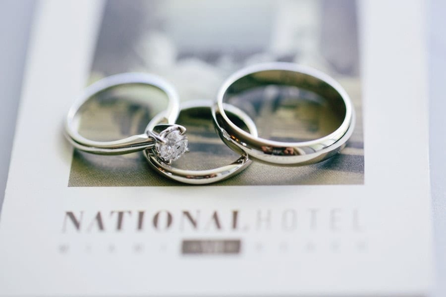 Ring Shots. National Hotel Wedding #CarolinaGuzikPhotography