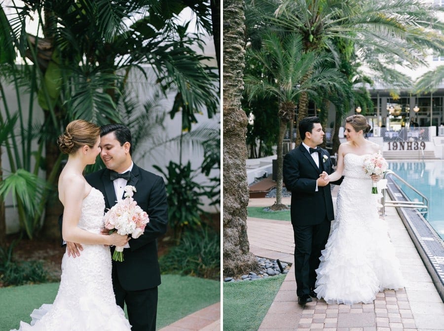 Bride and groom portraits. National Hotel Wedding #CarolinaGuzikPhotography