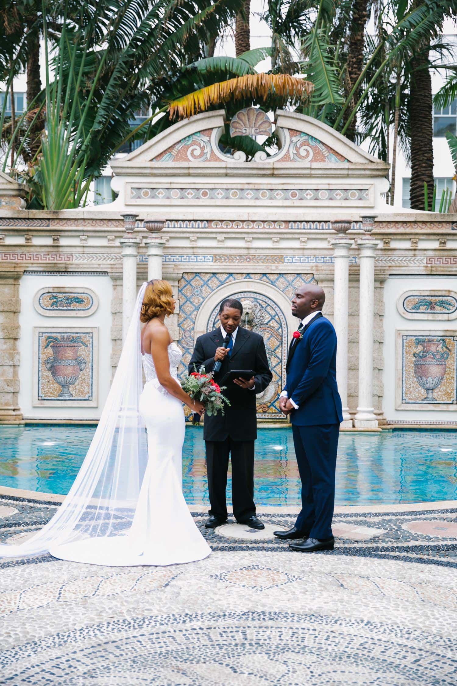 Wedding Ceremony at the Iconic Versace Mansion