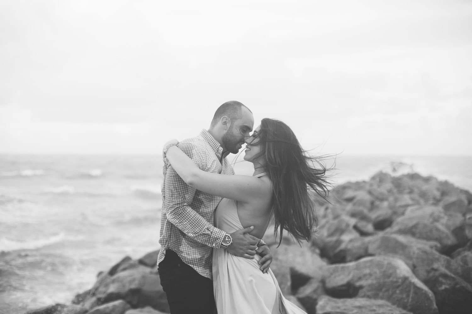 Miami Engagement Photos at South Pointe Park