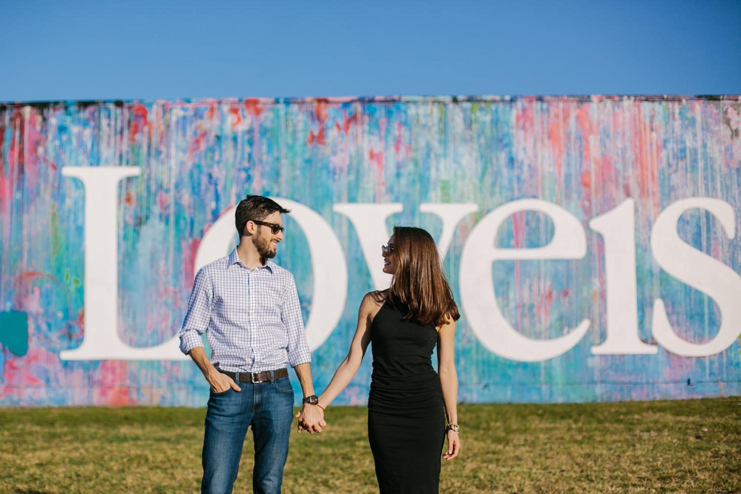Cool engagement session in Miami 