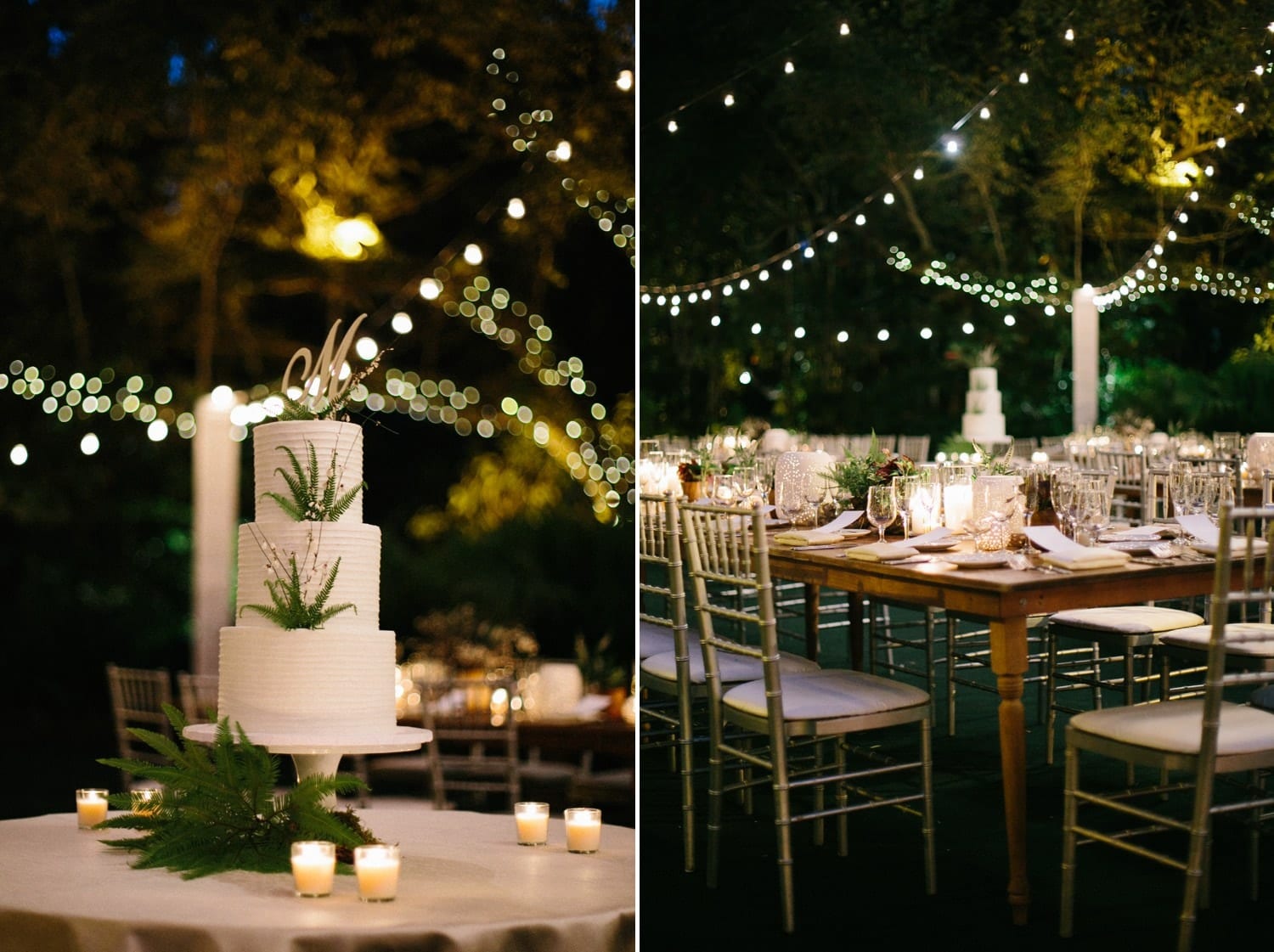 Reception Details. Romantic Villa Woodbine Wedding 