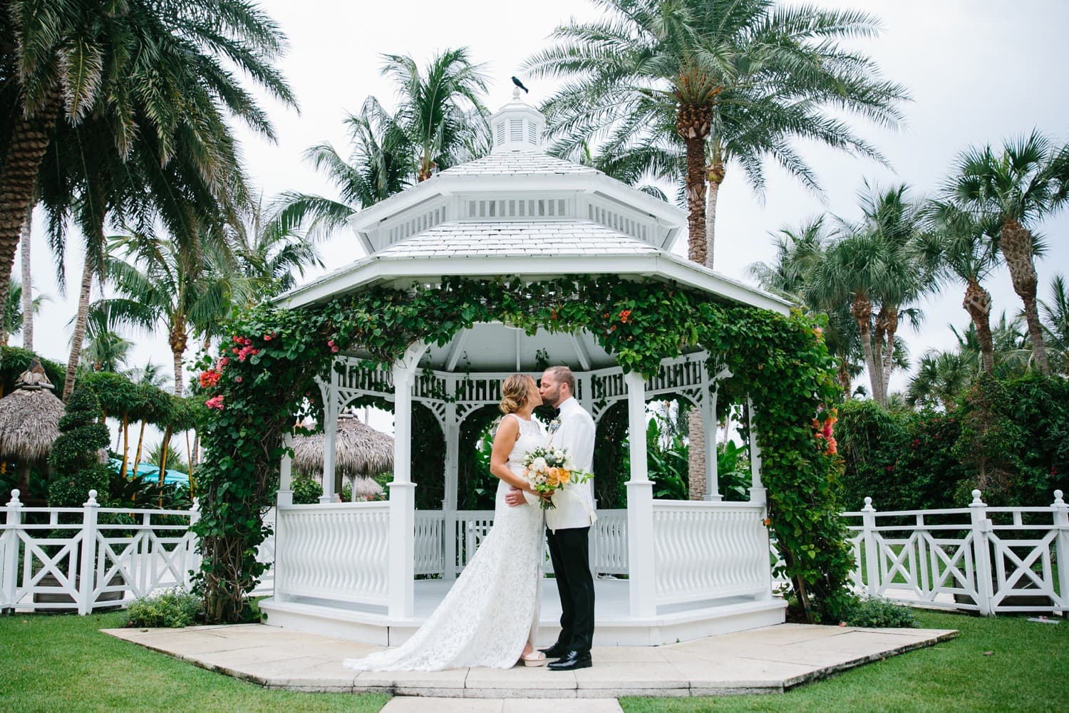 Beautiful tropical wedding at the Palms Hotel Miami