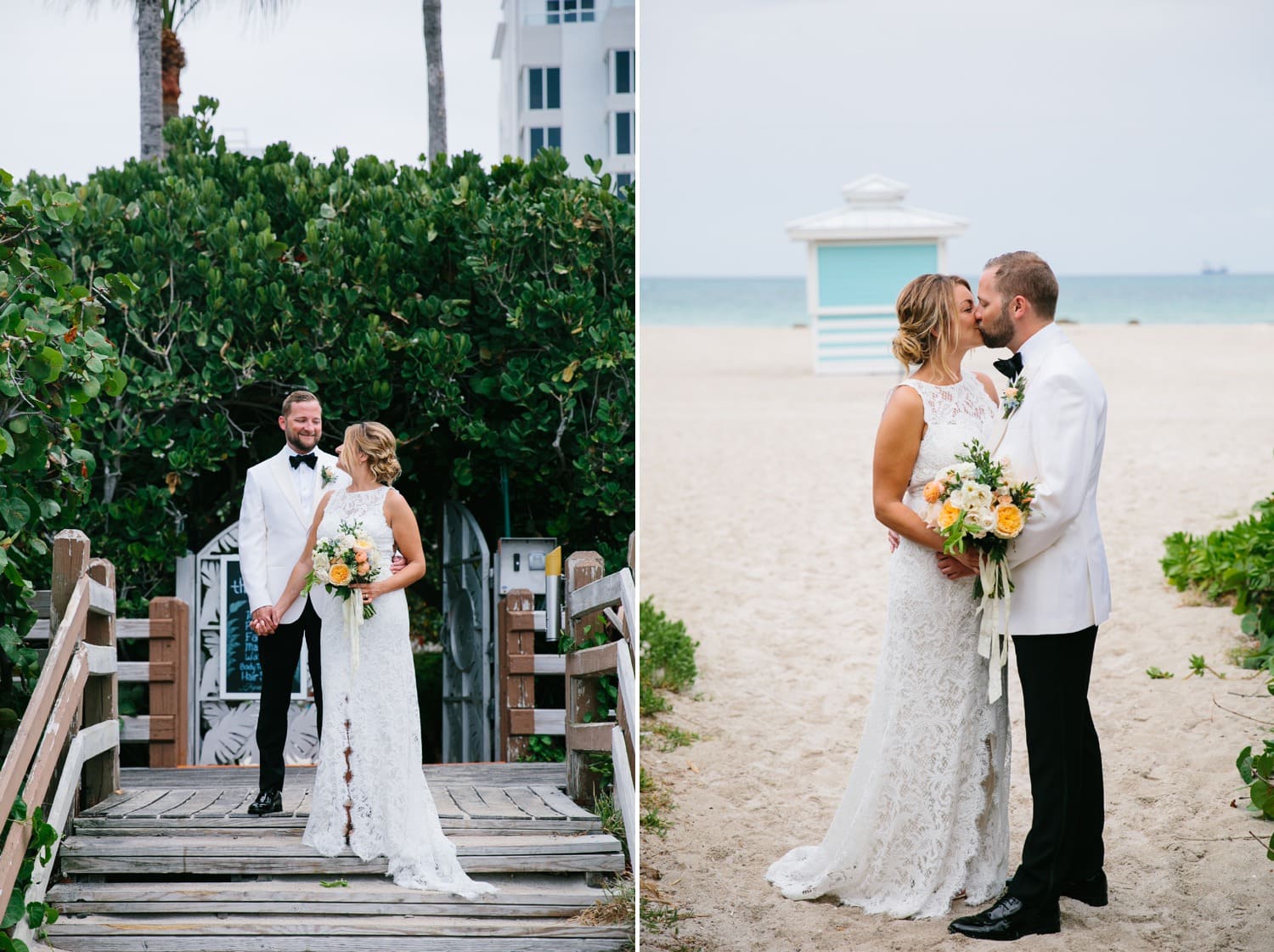 Beautiful tropical wedding at the Palms Hotel Miami