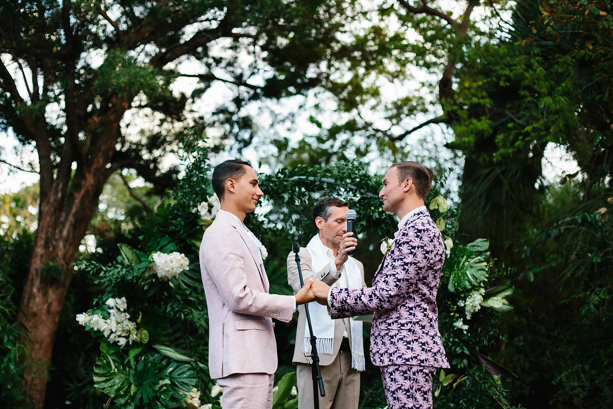 Miami Garden Wedding Ceremony