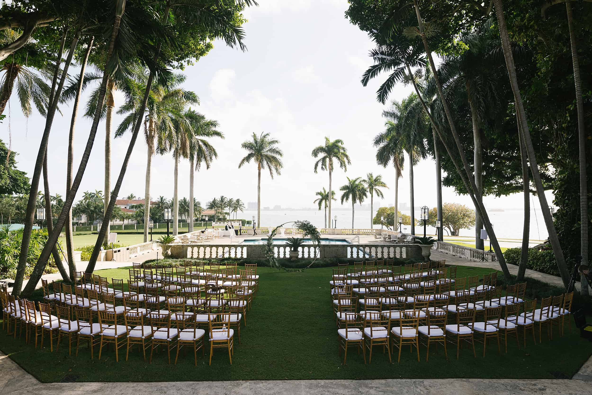 Wedding ceremony Bay view location in Miami 