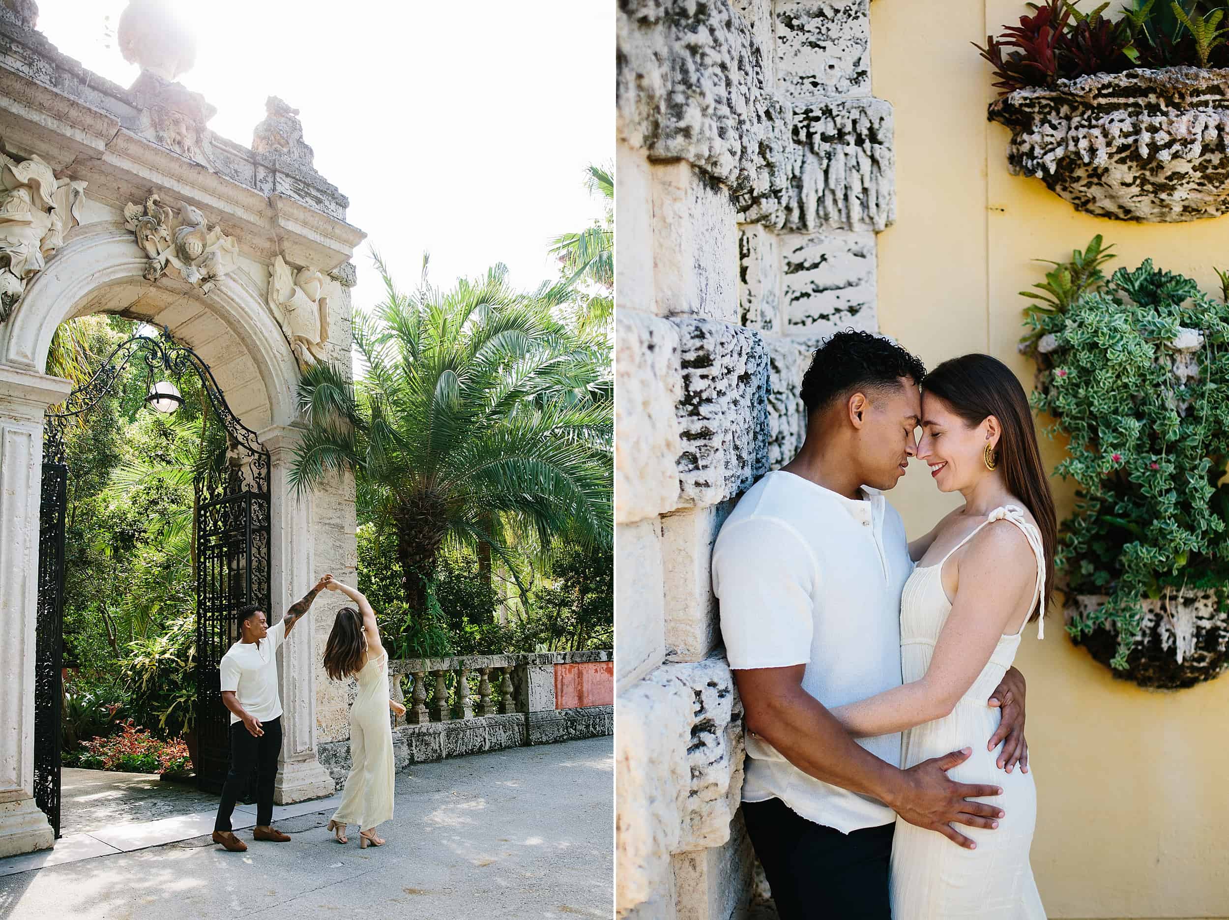 Vizcaya Photoshoot. Engagement session in Miami 