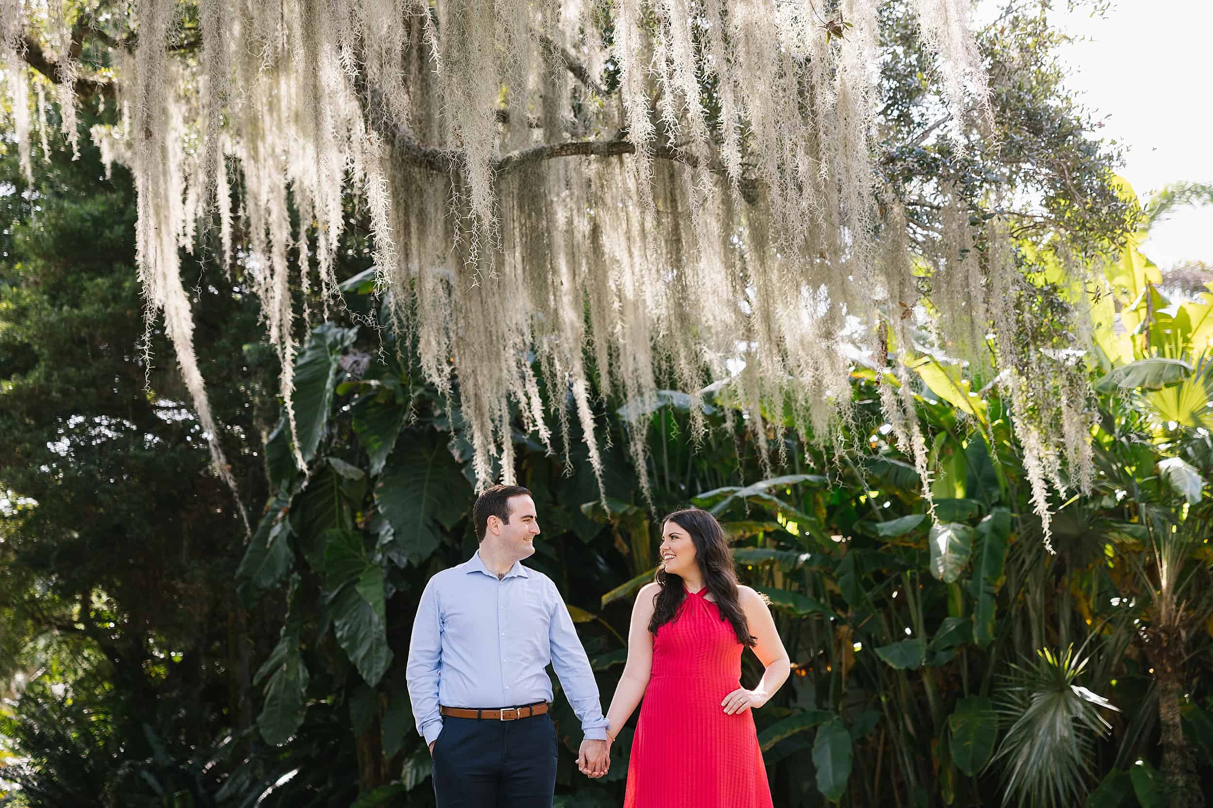 Miami Engagement session at Fairchild Tropical Botanical Gardens