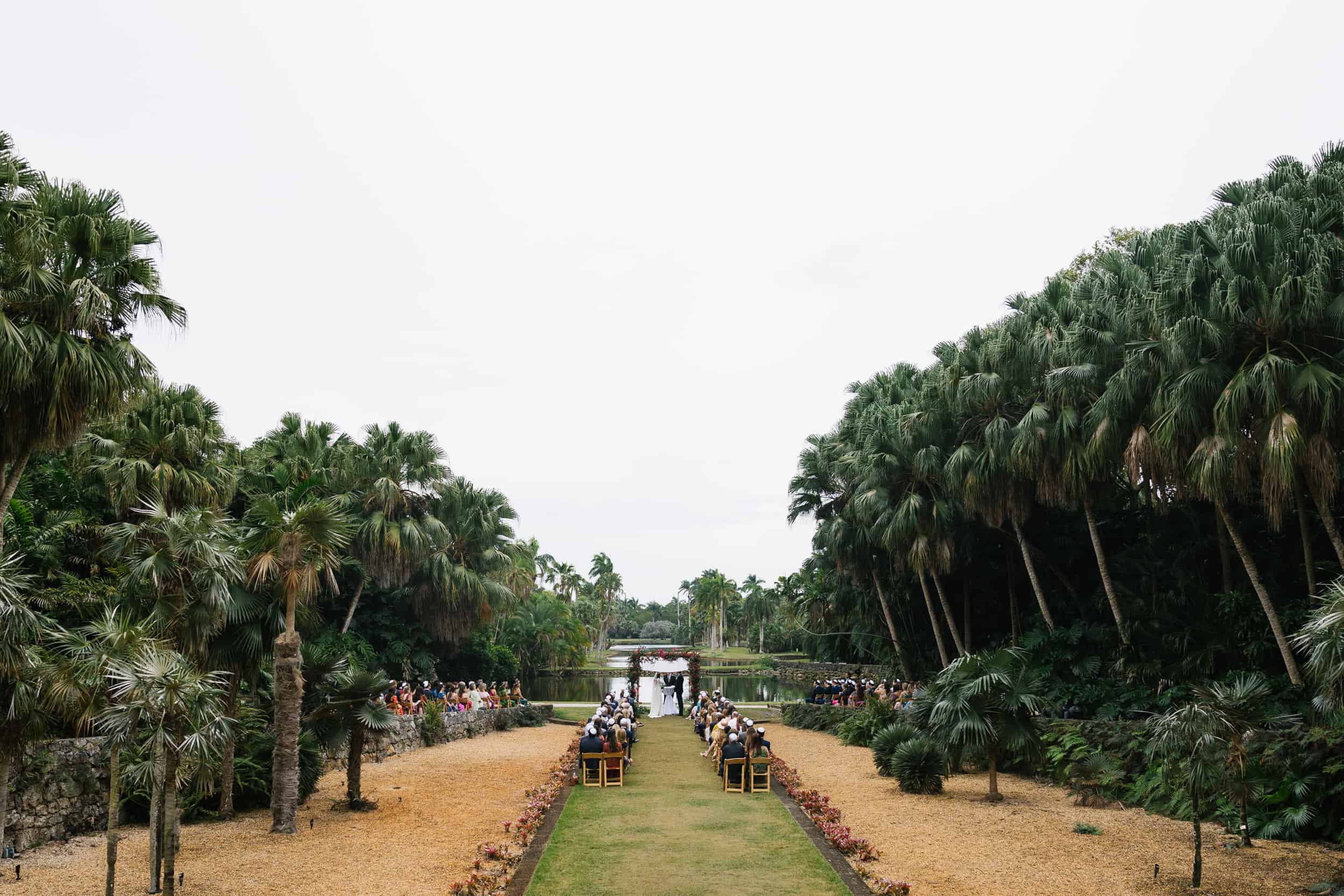Fairchild Tropical Botanical Garden Wedding ceremony 