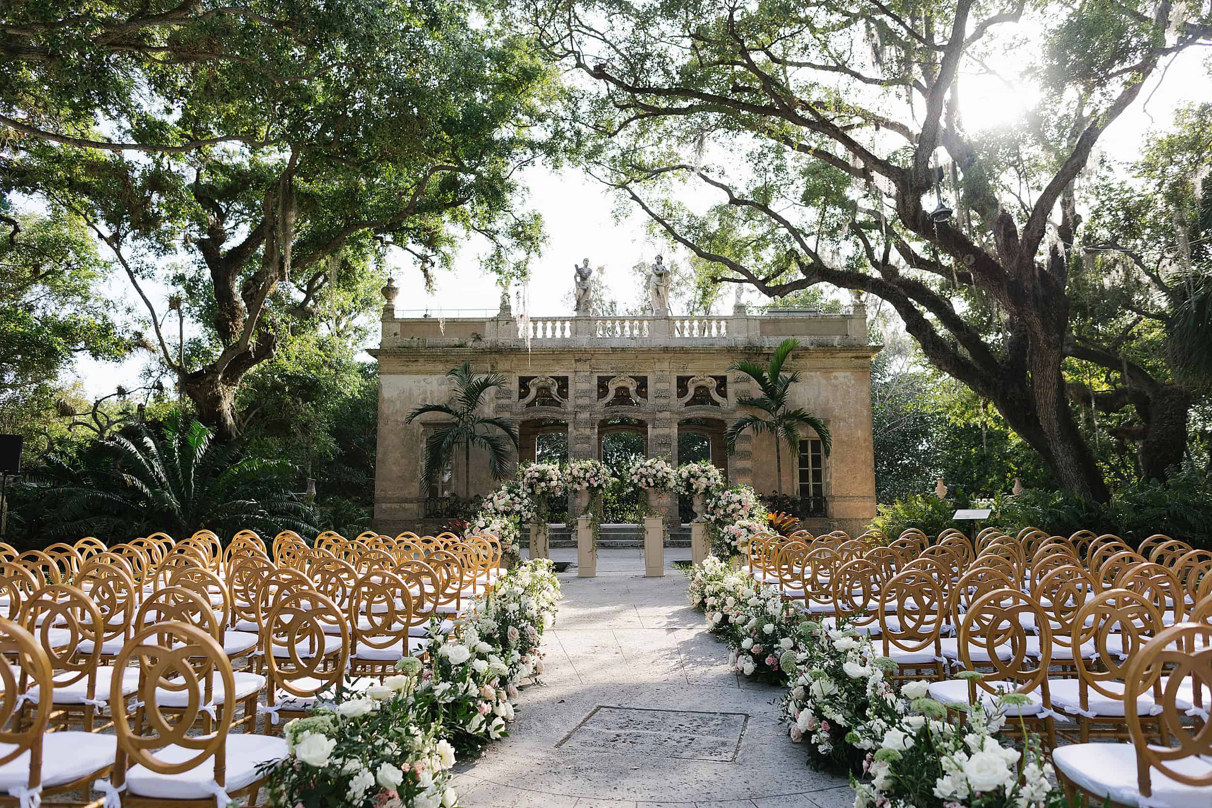 Wedding Ceremony at Vizcaya